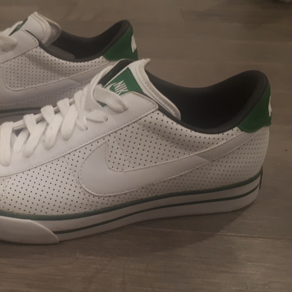 Nike Shoes - Nike Classic 08 Green White Perforated Low Leather